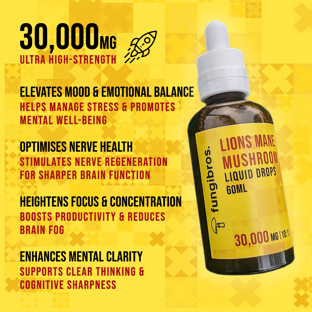 Menopause Support Package – Lion’s Mane Drops & Reishi Capsules